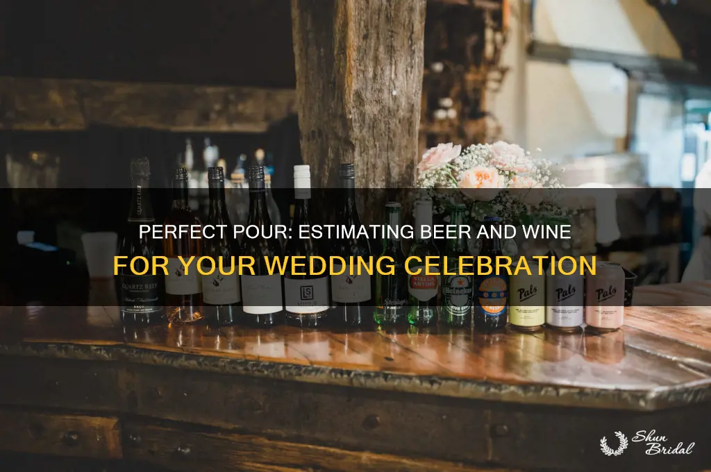 how to estimate beer and wine for wedding