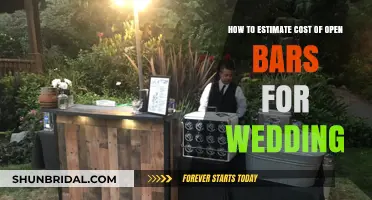 Estimating Open Bar Costs for Your Dream Wedding: A Practical Guide