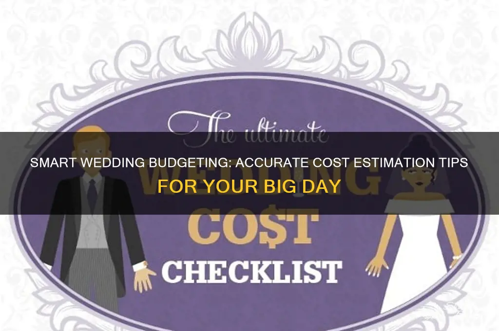 how to estimate cost of wedding