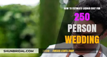 Estimating Liquor Costs for a 250-Guest Wedding: A Practical Guide