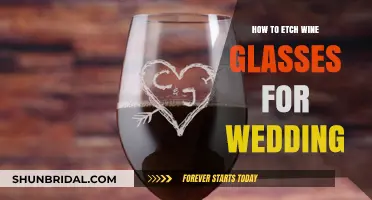 Elegant DIY Etched Wine Glasses for Your Perfect Wedding Celebration