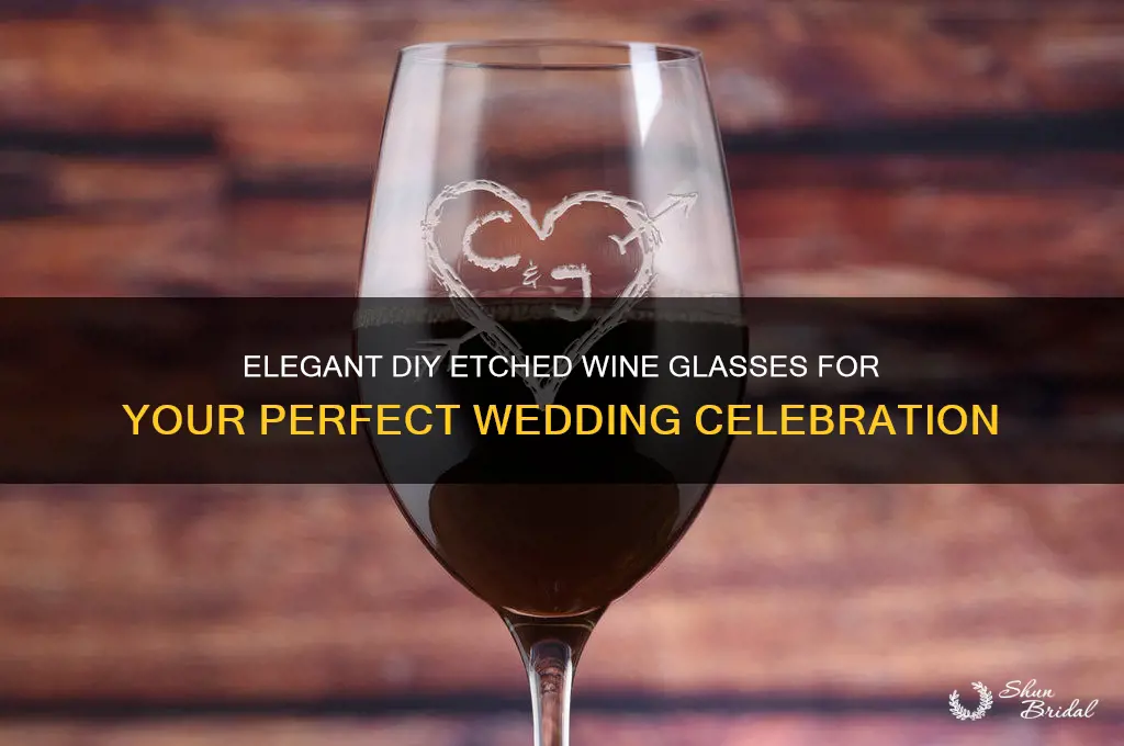 how to etch wine glasses for wedding