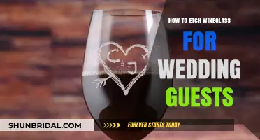 Elegant DIY Etched Wine Glasses: Perfect Wedding Guest Favors