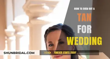 Achieve Flawless Wedding Skin: Tips to Even Out Your Tan Fast