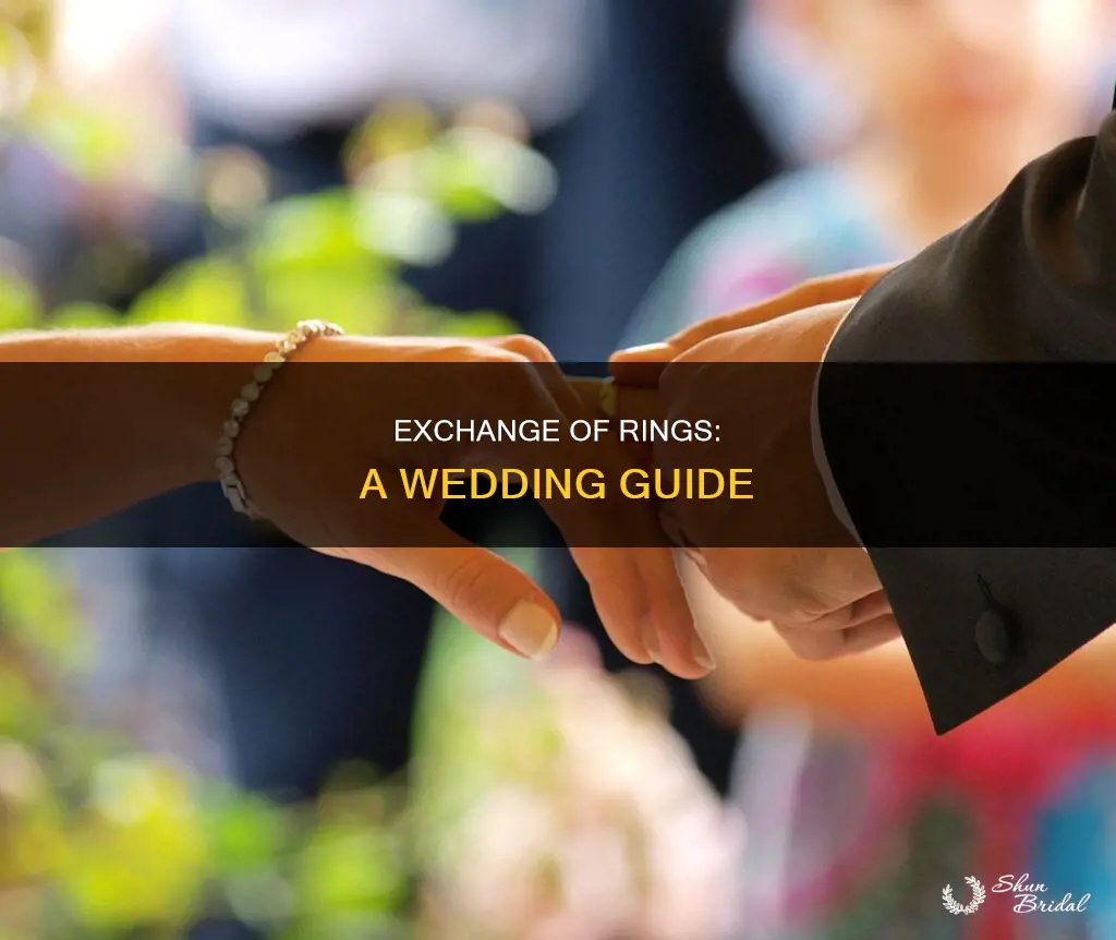 how to exchange rings during a wedding