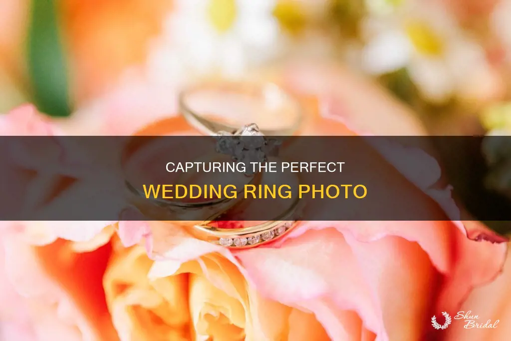 how to execute couple in the ring photo wedding