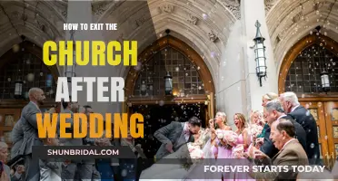 Graceful Church Exit: Tips for a Smooth Wedding Departure