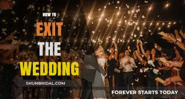 Graceful Exit Strategies: Navigating Your Way Out of a Wedding