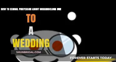 How to Email Professors About Missing Class for a Wedding