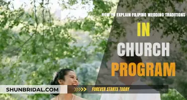 Explaining Filipino Wedding Traditions in Your Church Program: A Guide