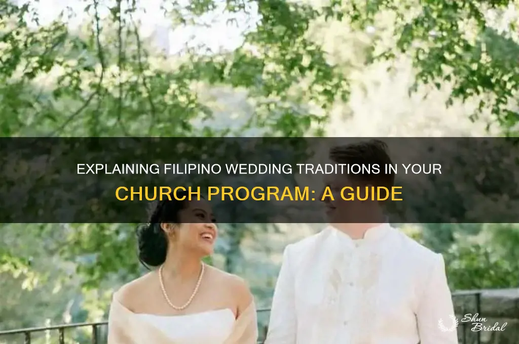 Explaining Filipino Wedding Traditions In Your Church Program: A Guide ...