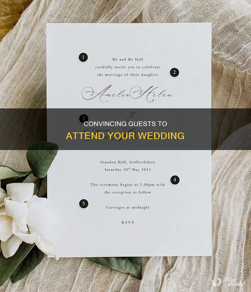 how to explain inviting someone to wedding that cannot come