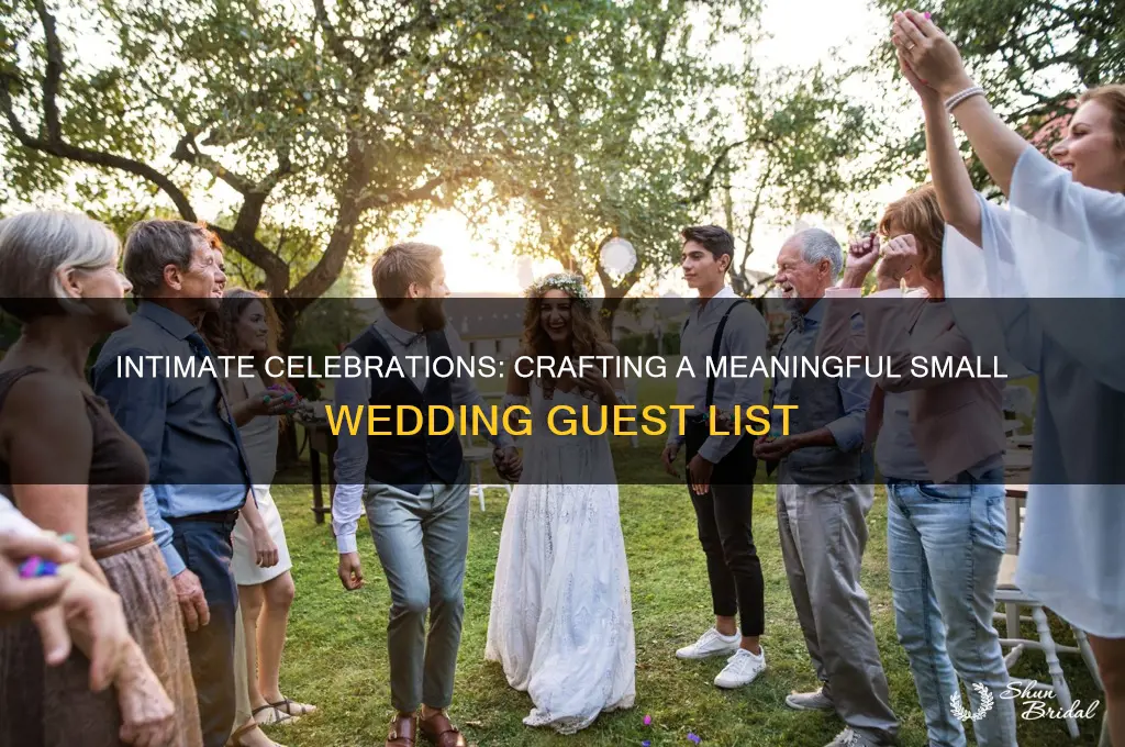 how to explain small wedding guest list