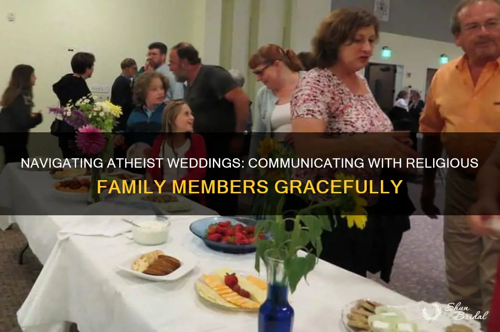 how to explain your atheist wedding to religious family