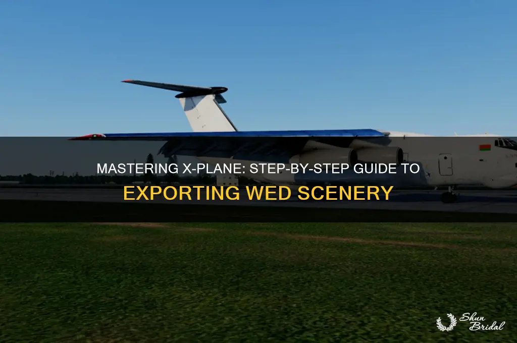 how to export wed xplane