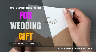 Thoughtful Ways to Write a Heartfelt Thank You Card for Wedding Gifts