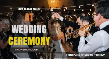 Elegant Music Transitions: Mastering Fades for Your Wedding Ceremony
