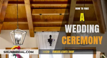 Mastering the Art of a Convincing Fake Wedding Ceremony