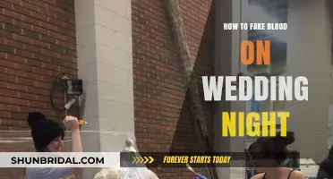 Faking Blood on Your Wedding Night: Tips and Tricks for a Believable Illusion