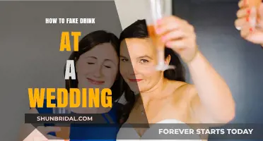 Mastering the Art of Fake Drinking at Weddings: Tips and Tricks