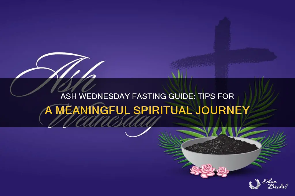 how to fast on ash wed