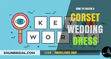 Fastening a Corset Wedding Dress: Tips and Tricks