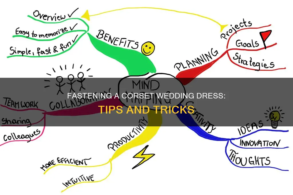 how to fasten a corset wedding dress