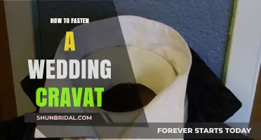 Mastering the Art of Fastening a Wedding Cravat: A Step-by-Step Guide