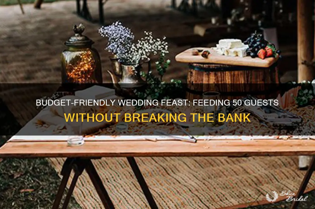 how to feed 50 people for budget wedding
