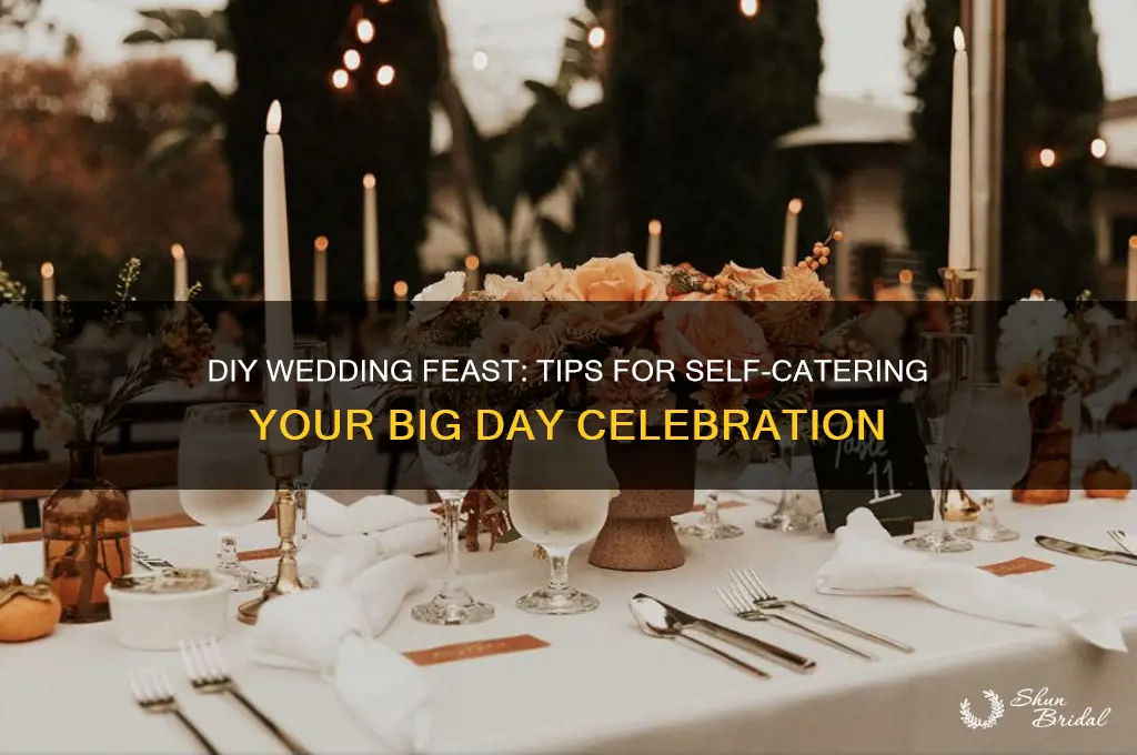 how to feed a wedding party yourself