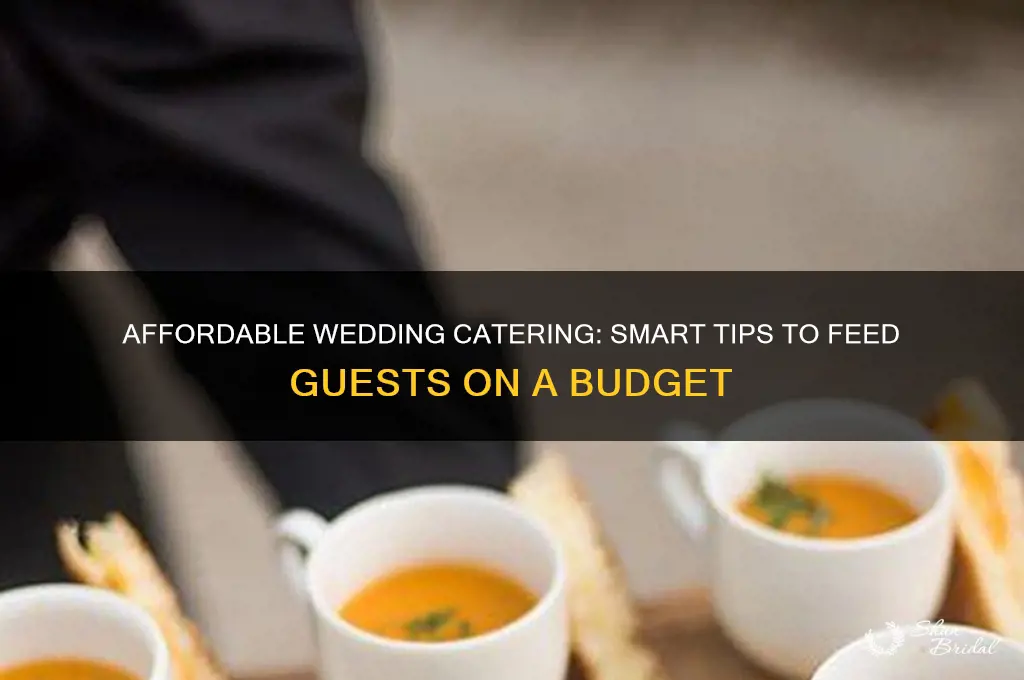 how to feed wedding guest on a budget