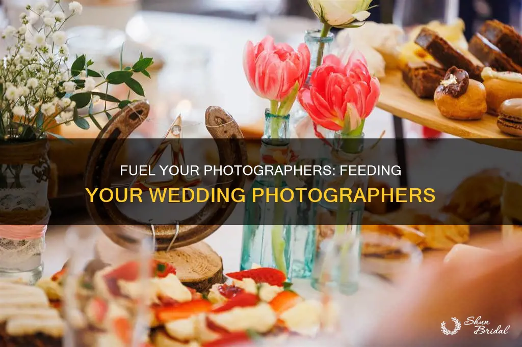 how to feed wedding photographer