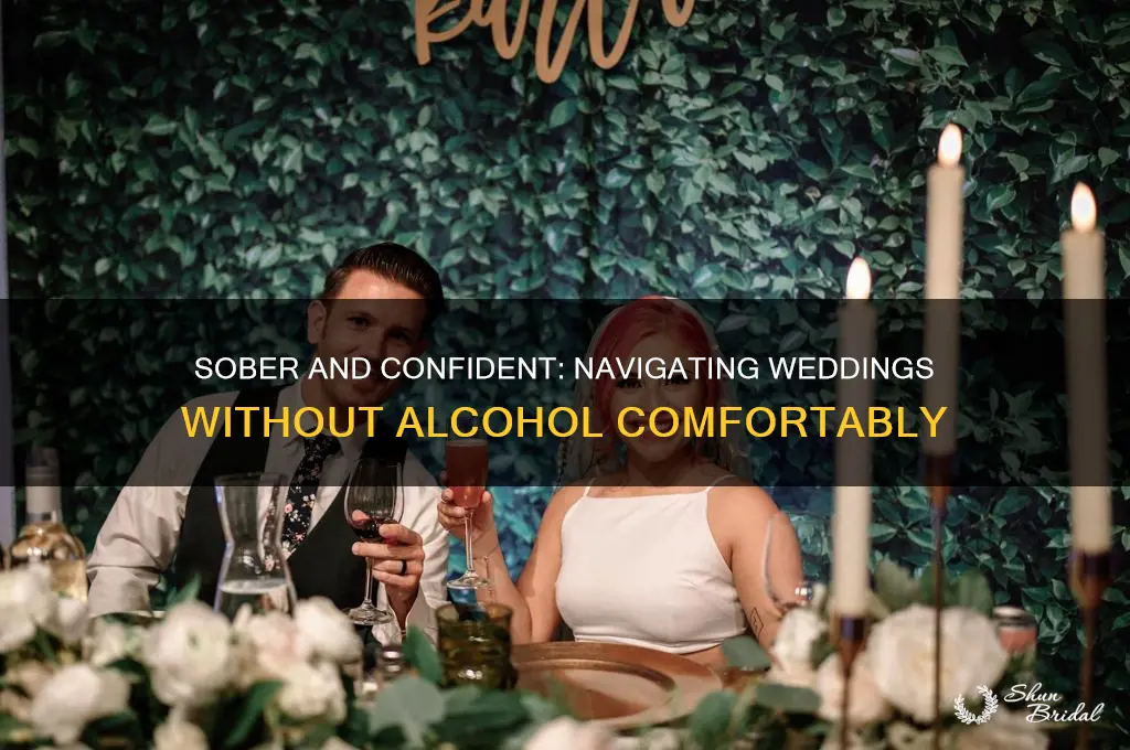 how to feel comfortable at weddings when not drinking