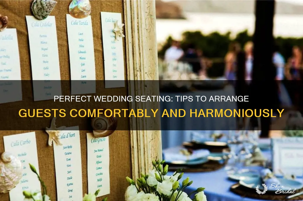 how to figure out seating for a wedding