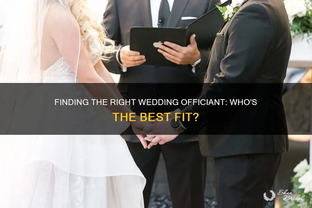 how to figure out who will be your wedding officiant