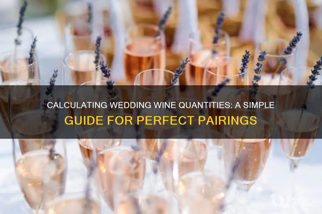 how to figure out wine totals for wedding