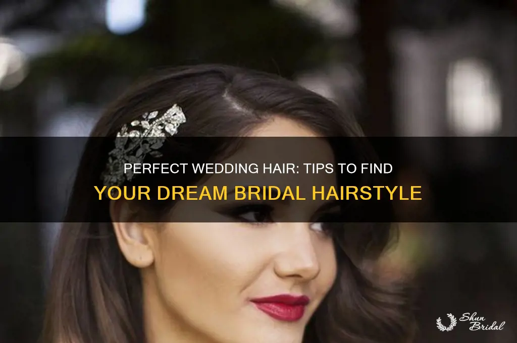 how to figure out your wedding hair