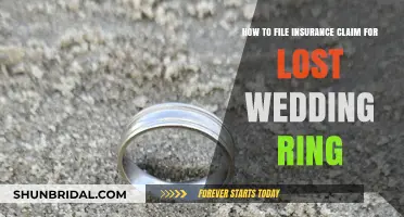 Filing an Insurance Claim for Your Lost Wedding Ring