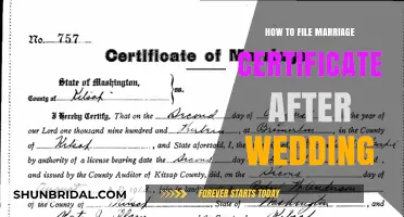 Filing Your Marriage Certificate: A Step-by-Step Guide Post-Wedding