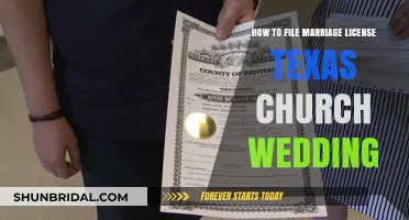 Texas Church Wedding Guide: Filing Your Marriage License Made Easy