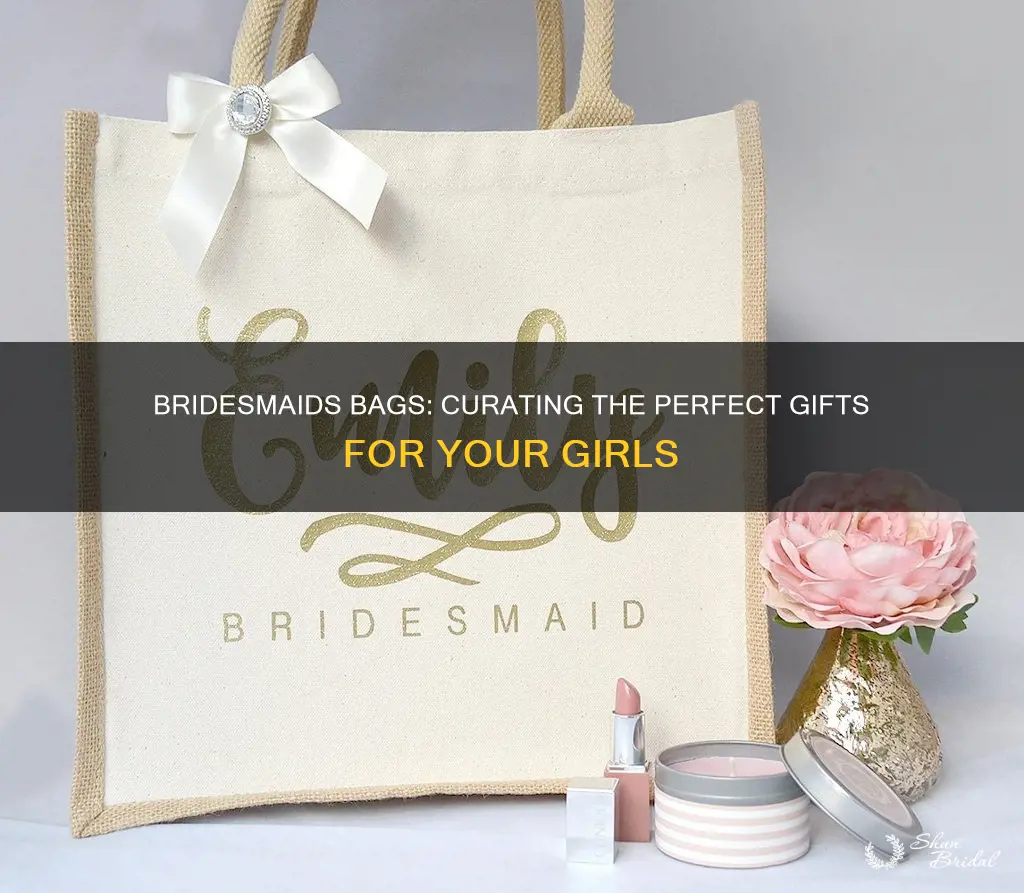 how to fill bridesmaids bags