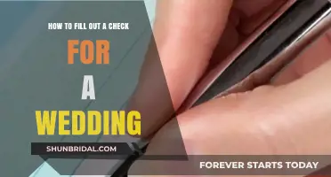 Writing the Perfect Wedding Check: A Step-by-Step Guide