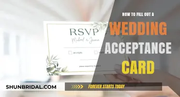 Mastering Wedding RSVP Etiquette: How to Fill Out Acceptance Cards