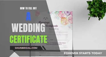 Completing a Wedding Certificate: A Step-by-Step Guide for Couples