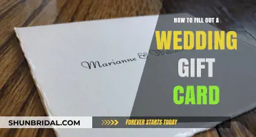 Thoughtful Wedding Gift Card Etiquette: A Step-by-Step Guide to Perfectly Filling It Out