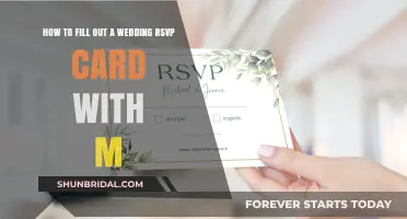 Mastering Wedding RSVP Etiquette: How to Fill Out Cards with M