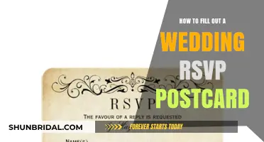 Responding to a Wedding RSVP Postcard: A Step-by-Step Guide