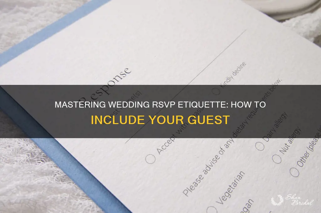 how to fill out a wedding rsvp with guest