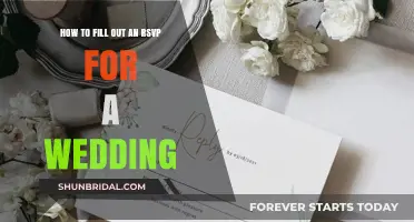 RSVP Etiquette: Filling Out a Wedding Response Card