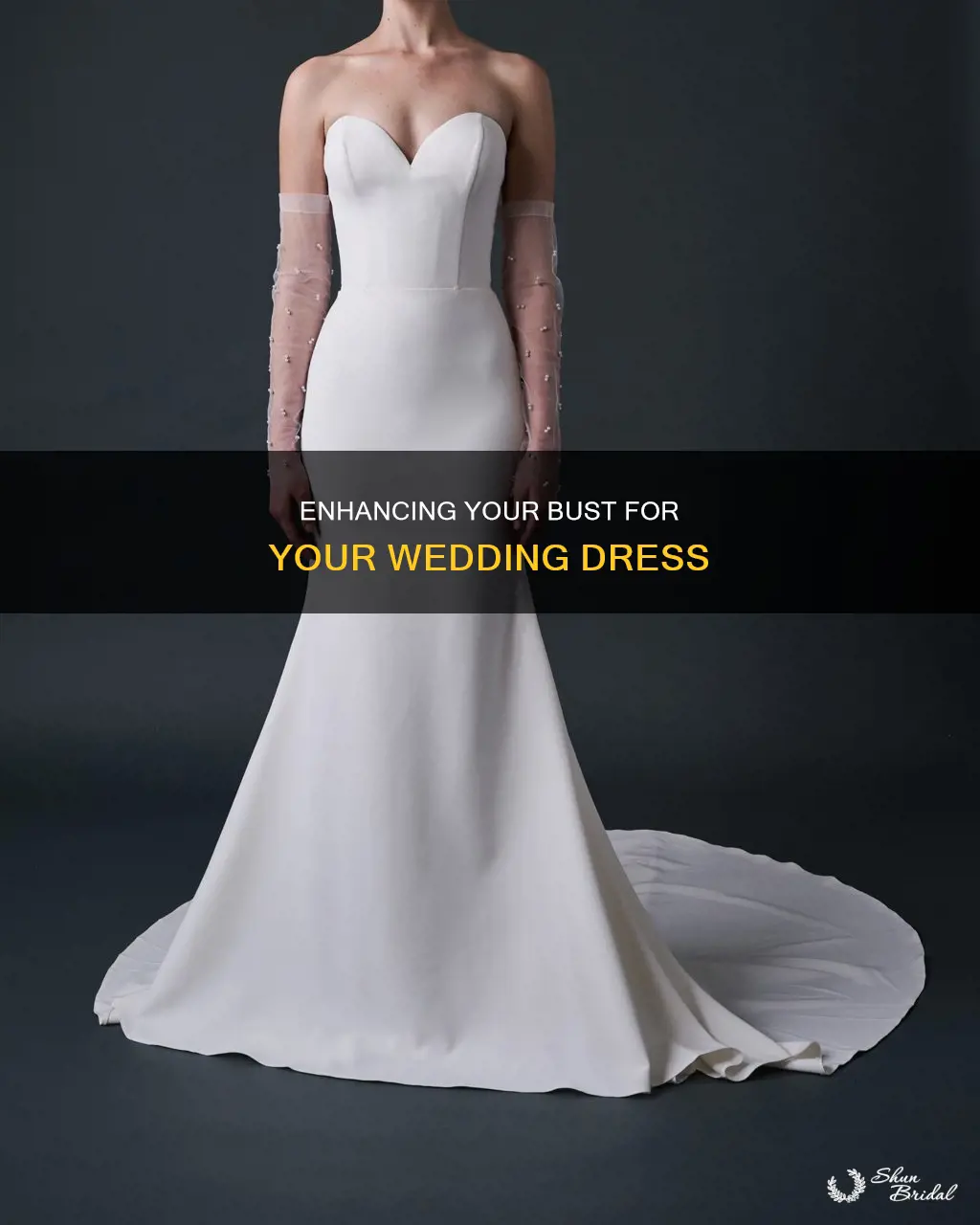how to fill out boobs for wedding dress